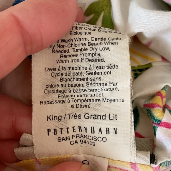 Pottery Barn Bedding Pottery Barn King Duvet And Large Square